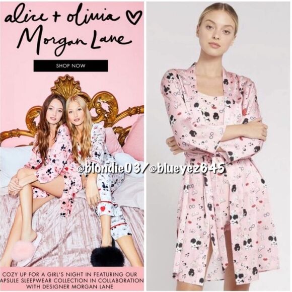 Alice + Olivia x Morgan Lane “Maylin” Stace face robe XS/S - Picture 2 of 6